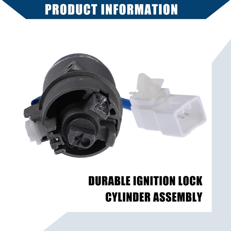 Hihaha No.81-20-1EA00 Car Ignition Switch Lock Cylinder with 2 Keys