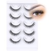 Zegaine Self Adhesive Eyelashes Natural Look Wispy Self Adhesive Lashes