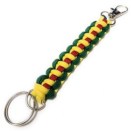 Vietnam Service Ribbon - Paracord Key Fob/Key Chain/Zipper Pull