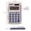 Sharp Electronics 8-Digit Twin Powered Calculator (EL-243S/EL-243SB)