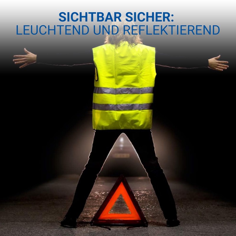 Set of 2 High Visibility Vest in Case According to
