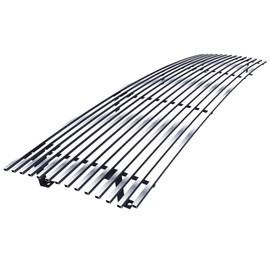 APS Compatible with Ford Bronco F-150 F-250 F-350 1987-1991 Main Upper Stainless Steel Chrome 8x6 Billet Front Grill Grille Insert F85009C