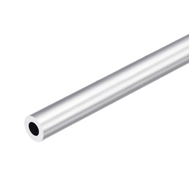 DMiotech (14mm OD x 8mm ID) 6063 Aluminum Round Tube 300mm Length Industry Metal Tubing for Machinery Frame Construction DIY Projects