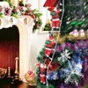 Santa Ladder Heliltd Christmas Tree Ornament Santa Claus Doll for