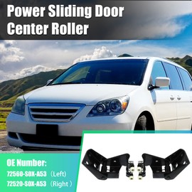X AUTOHAUX Pair Left Right Side Power Sliding Door Roller for Honda Odyssey 1999-2004 Middle Center Sliding Door Roller Hinge Assy Replaces 72560-S0X-A53 72520-S0X-A53