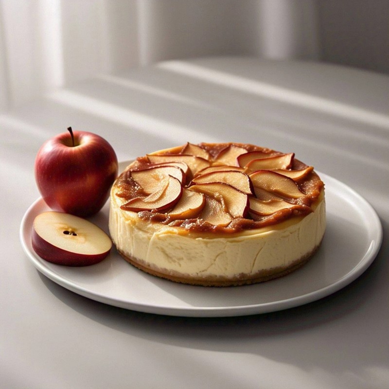 Andy Anand Gluten Free Apple Cheesecake 9" Made Fresh, Shipped