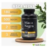 Maca Negra Peruana Organica 1000 Mg Vitalidad Y Rendimiento Masculino