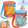 Auiremrti Shell Bags for the Beach, 2 Piece Mesh Shell