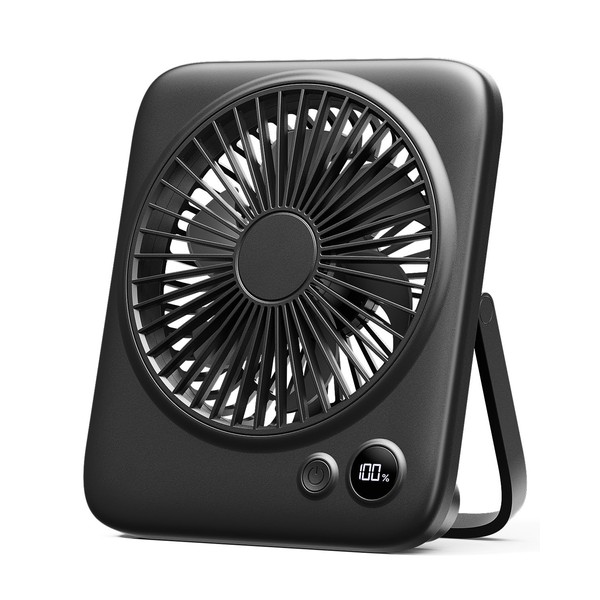 Otlonpe Otlonpe Portable Desk Fan Battery Operated, 4000mAh Rechargeable Small