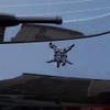 Skull Emblem Car Badge Sticker Car Side Rear Front Hood