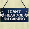 Red Ocean Gaming Bedroom Accessories Room Sign Novelty Birthday Gift