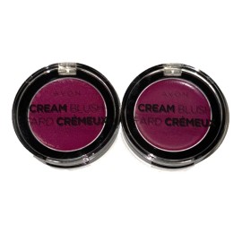 AVON Cream Blush in PLUM 0.08oz PACK OF 2 !!! NEW IN BOX / FREE SHIPPING