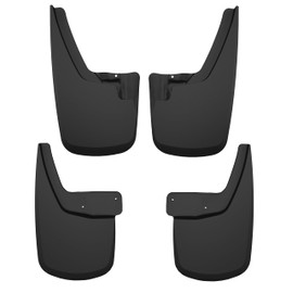 Husky Liners - Front & Rear Mud Guards | Fits 2024 GMC Canyon, Crew Cab (Excludes AT4X Models) - Front & Rear Set - Black, 4 Pcs. | 58326