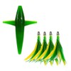 Feather Trolling Skirt Tuna Fishing Lure with Steel Hooks for