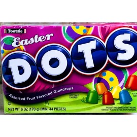 Tootsie Tootsy Easter Dots Assorted Fruit Flavored Gumdrops-6oz Bag. ShipN24 See Below