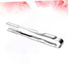 FELTECHELECTR 3pcs Stainless Steel Ice Tongs Versatile Food Serving Tongs