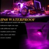 ALFU 20pcs Purple 3/4" Round LED Trailer Side Marker Clearance
