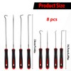 LIQWEI 8-Piece Mini Pick and Hook Set, Precision Automotive Pick