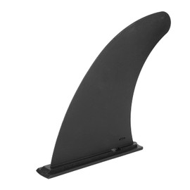 Aramox 9in Surf SUP Fin,Black Fixed Socket Type Surfboard Center Stabilizer Attachment Paddle for Longboard Paddleboard