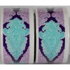 Tool Bench Hardware 2 Rolls Lavender & Turquoise Paisley Patterned