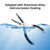 J&D Fishing Pliers, Aluminum Alloy Fishing Pliers Multi-Functional Lightweight Multi-Functional