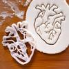 Cortador de galletas anatómico Corazón, 1 pieza - Bakerlogy