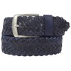 SCAMODA Braided belt made of 100% full leather for men