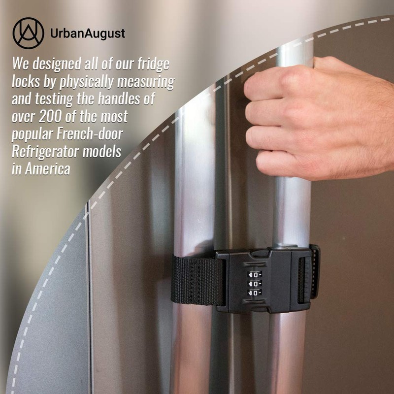 Urban August Multi-functional French-door Refrigerator and Cabinet Lock (Regular)