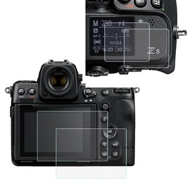 Fire Rock Z8 Top+LCD Screen Protector for Nikon Z8 Z 8 z8 Digital Camera, Ultra-Clear 9H Hardness Tempered Glass Cover for Nikon Z8 z8-2+2 Packs