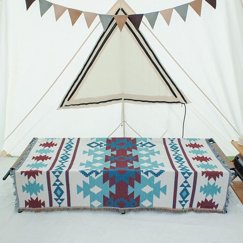 Peel Forest El Paso Blanket, Multiuse Cover, Mexican Rug, Native