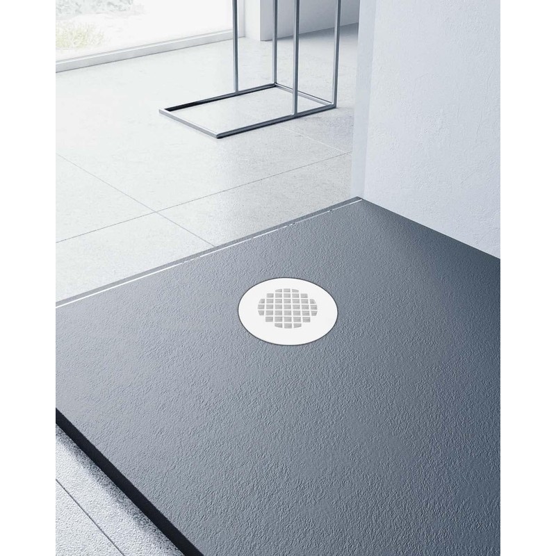 AUGREX Low Profile Shower Drain Base with 1-1/2" Reducer Pipe