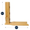 ROYALHOUSE Bamboo Wine Rack 3 Compartments (Assembly Required)
