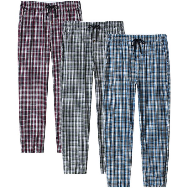 MoFiz Men's Pajama Bottom Pants Sleepwear Loungewear Loose Sleeping Lounging