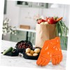 Angoily 1Pair Veggie Peeling Gloves Slip Kitchen Tool for Easy