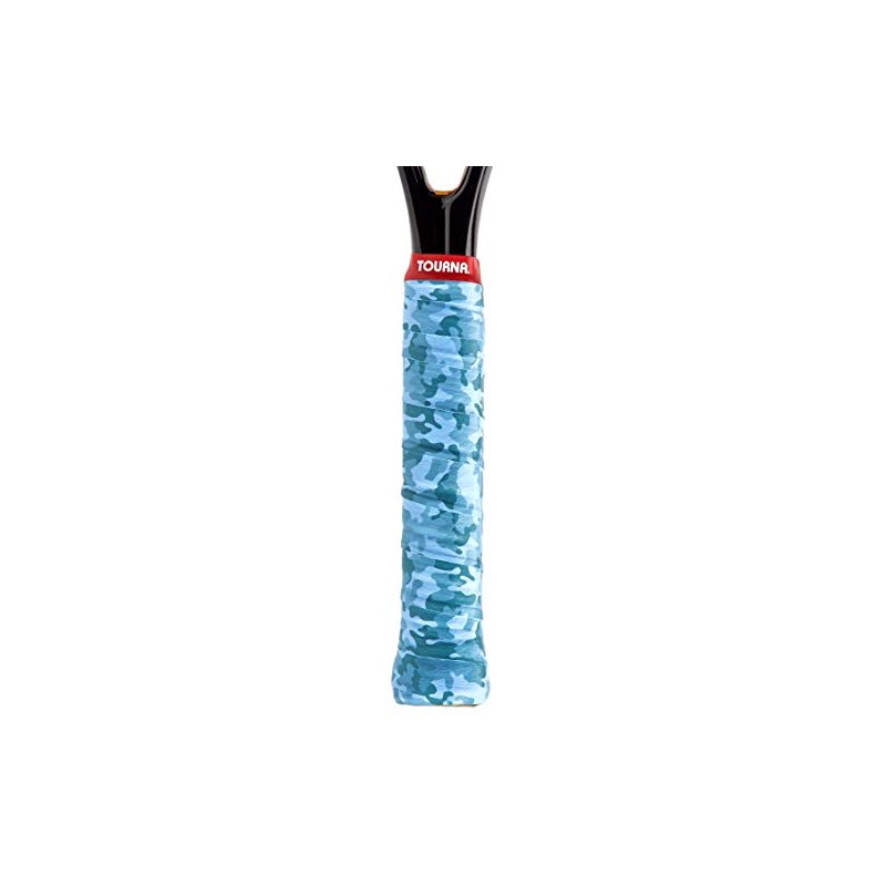 Tourna Soft Tac Blue Camo Overgrip for Tennis and Pickleball