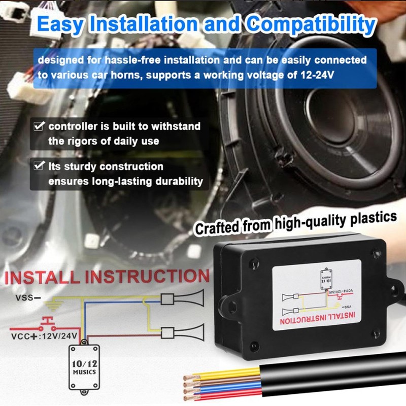 Car Amplifier Tuner Controller - Car Sound Tuner Speaker Controller