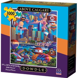 Dowdle Jigsaw Puzzle - Above Calgary - 1000 Piece