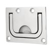 76mm Flush Pull Handle Square 316 Stainless Steel Polishing Lifting