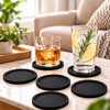 Non-Slip Silicone Drink Coasters Set of 6 – Heat-Resistant Table