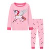 BabyYay Unicorn Pajamas for Girls - Cute Cartoon Cotton PJs,