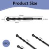 10pcs 6mm Masonry Drill Bits Set for Concrete Tile Brick
