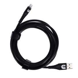Cummins Lightning® to USB Cable MFi-Certified Compatible with Most Apple® Devices Plus Wrap Attachment 8ft CMN4708