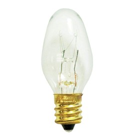 Bulbrite 4C7C 4W C7 Christmas Light, Clear