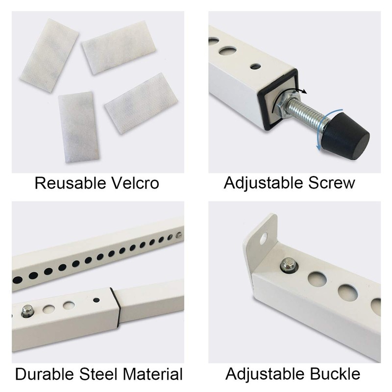 JEACENT AC Security Window Lock Bar, Window Security Bars -