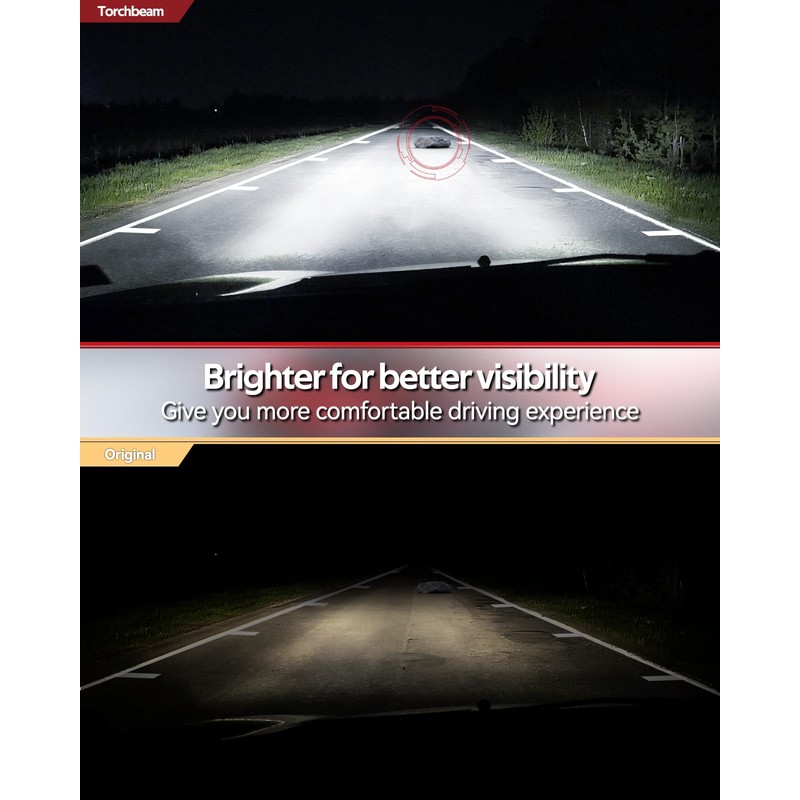 Torchbeam D3S HID Bulbs, Xenon 6000K 35W HID Bulb with