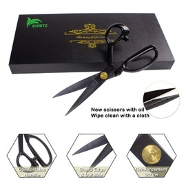 BIHRTC Professional Dressmaking 8 inch Scissors Bird Scissors Tailor Scissors Sharp Dressmaker Fabric Sewing Shears Scissor for Cloth Tailoring Altering Leather