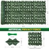 KASZOO Artificial Ivy Privacy Fence Screen, 120x40in Artificial Faux Privacy