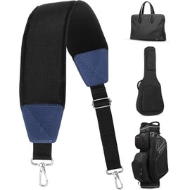 BIG TEETH Golf Bag Strap Single Padded Shoulder Strap Adjustable Thick Pad Straps Universal Replacement Quick Release