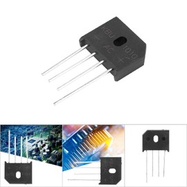 KBU1010 Bridge Rectifier Electronic Components Other Bridge Lead Diode 1000V 10A Diode Bridge for Circuits / Household Appliances Power Supply Adjustment Switch (Pack of 10)