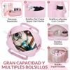 Bolsa Deportiva Mujer Impermeable, 2 PCS Maleta Deportiva Mujer 24L